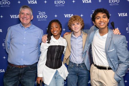 Rick Riordan, Leah Sava Jeffries, Walker Scobell, Aryan Simhadri