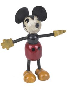 Wooden Mickey Mouse Toy