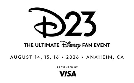 D23 The Ultimate Disney Fan Event 2026 Logo Black